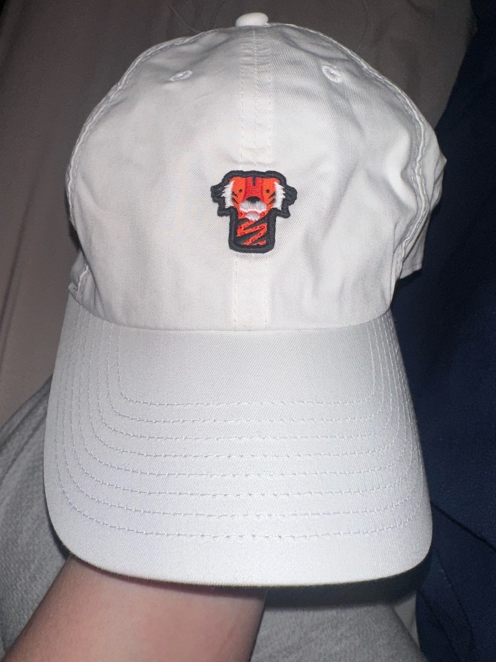 White Embroidered Patch Tiger Woods Frank Golf Hat- Heritage86